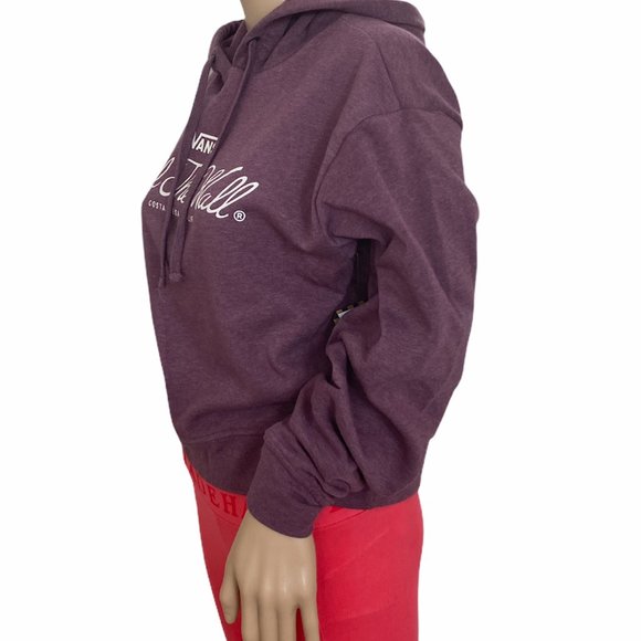 💖MEGA SALE💖VANS Scripted OTW Crop Women’s XS Pullover Sweatshirt VN0A4B1WSOH - Picture 4 of 7